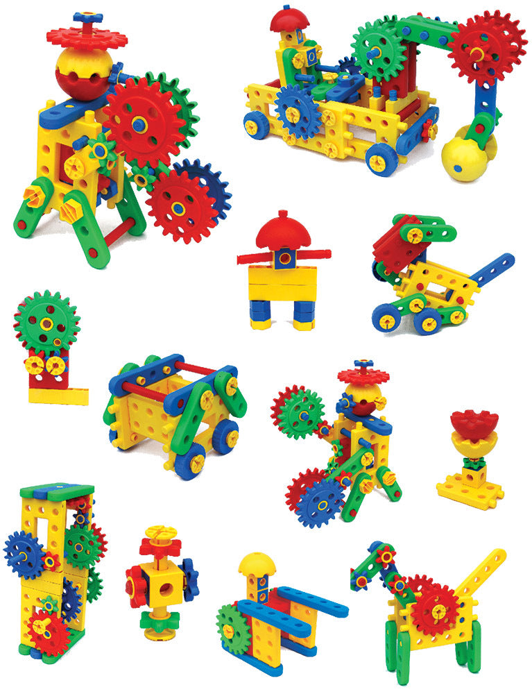 Billy Kidz Construction Set - Building & Cogs 88pcs
