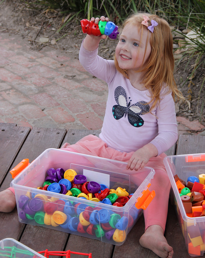 Billy Kidz Construction Set - Worm Connectors 160pcs