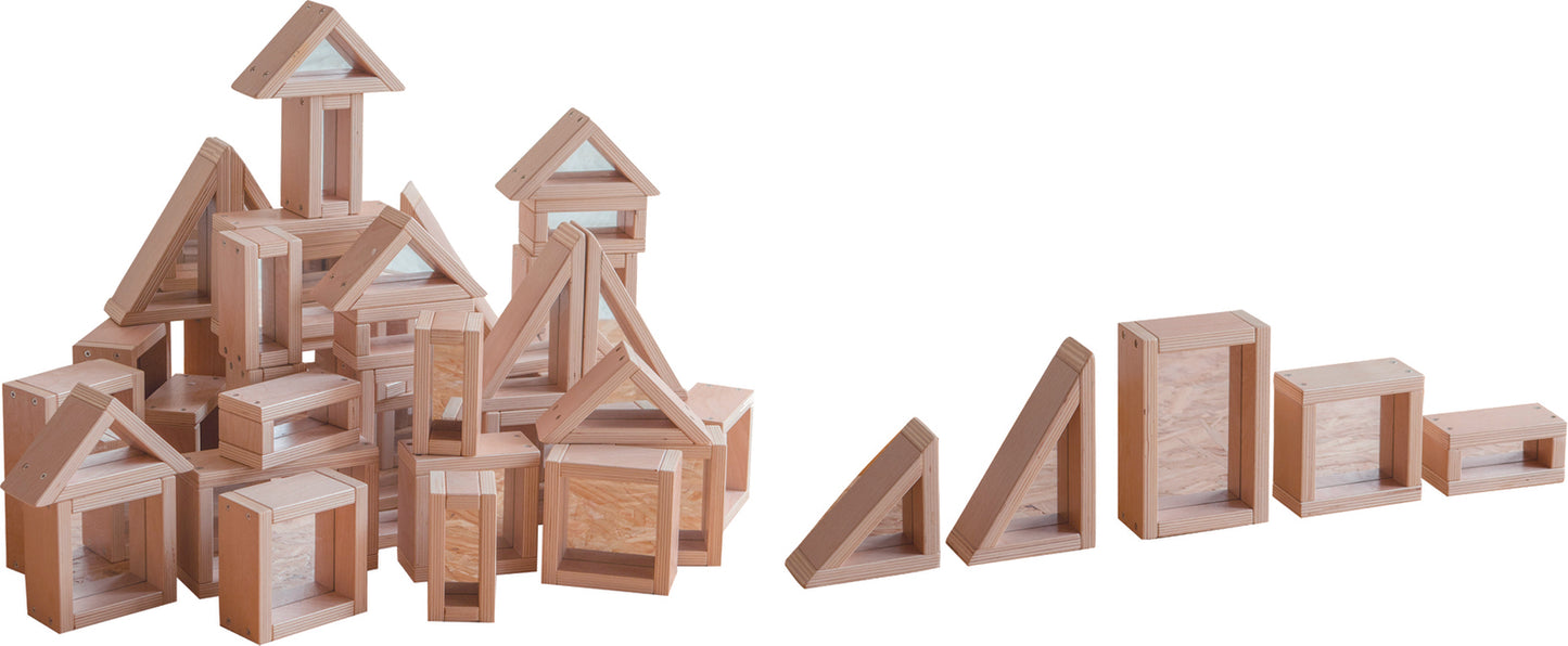 Billy Kidz Acrylic Mirror Blocks - Set of 40