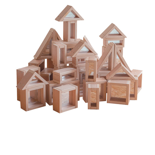 Billy Kidz Acrylic Mirror Blocks - Set of 40