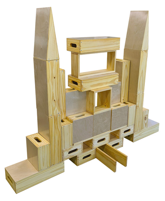 Outdoor Hollow Blocks 9mm Plywood - 34pcs (3 ctns)