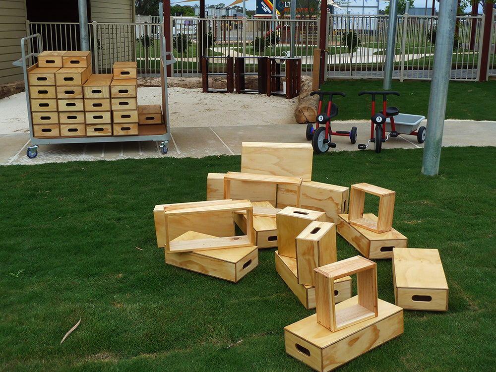 Outdoor Hollow Blocks 9mm Plywood - 34pcs (3 ctns)