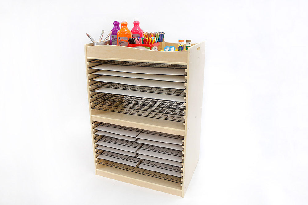 Billy Kidz Art Drying Rack - with Metal Wire Shelves
