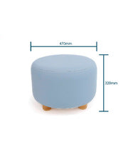 Soft Seating Circle Ottoman C2 - Blue