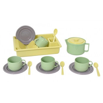 Plasto "I'M GREEN" Coffee Set for 4, 15 pcs