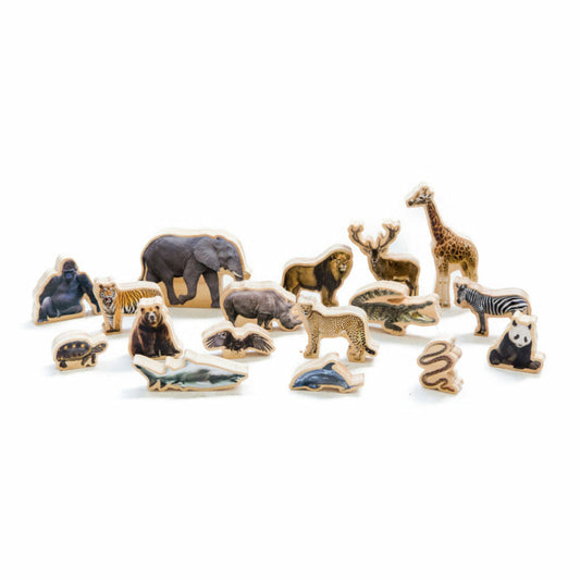 Freckled Frog- Wooden-Wild Animals