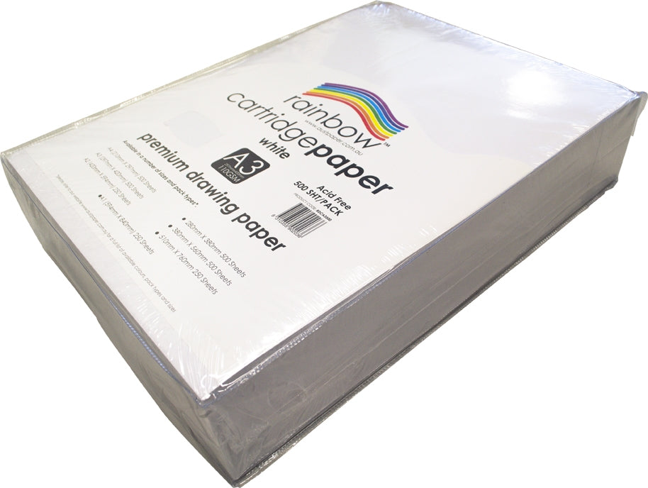 RAINBOW White Cartridge A3 110GSM 500pk