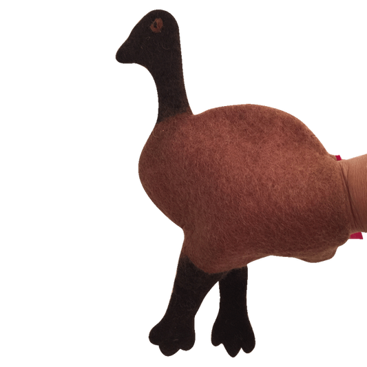 Papoose Hand Puppet Emu