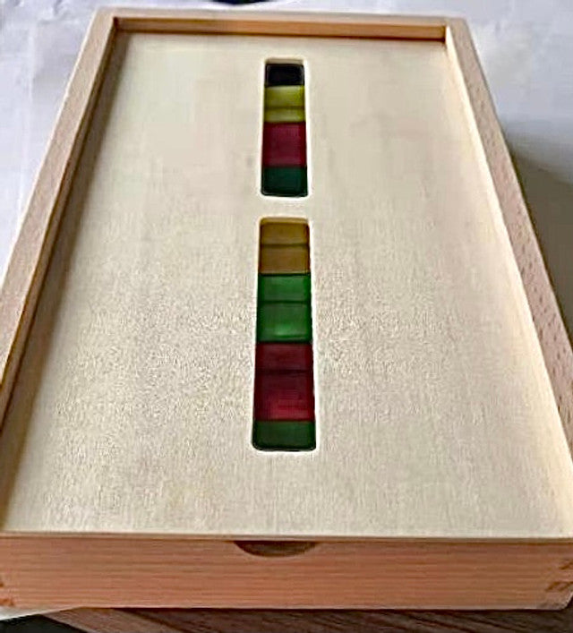Papoose Bright Lucite Cubes/40pc