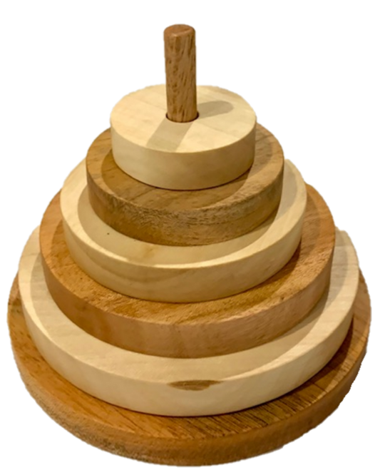 Papoose Circle Pyramid Stacker/6pc
