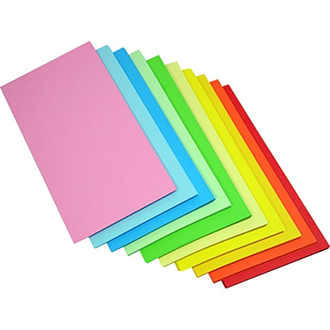 RAINBOW Gloss Rectangle Assorted Colours 125 X 250mm 360pk