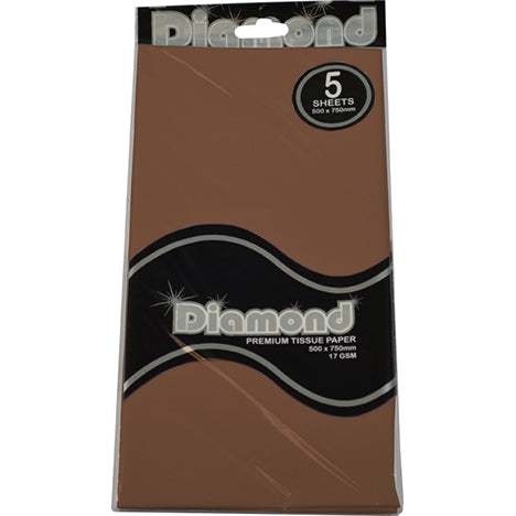 Austpaper-Diamond Tissue 500mm X 750mm 5 Sheet per pack.