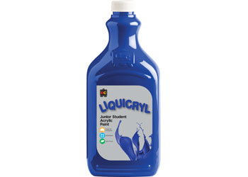 EC Liquicryl Junior Student Acrylic Paint - Brilliant Blue 2lt