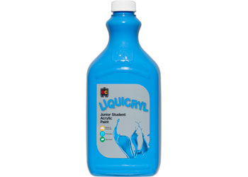 EC Liquicryl Junior Student Acrylic Paint - Sky Blue 2lt