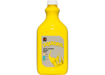 EC Liquicryl Junior Student Acrylic Paint - Brilliant Yellow 2lt