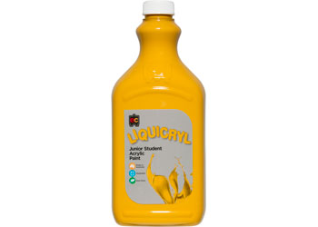 EC Liquicryl Junior Student Acrylic Paint - Yellow Ochre 2lt