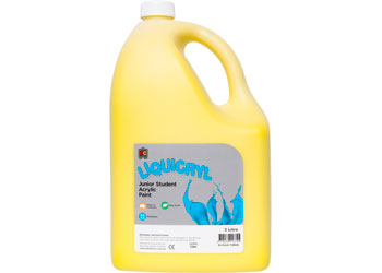 EC Liquicryl Junior Student Acrylic Paint - Brilliant Yellow 5lt