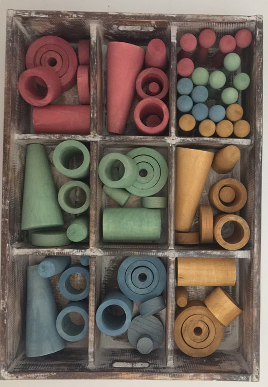 Papoose Earth Loose Parts Set/72pc Original