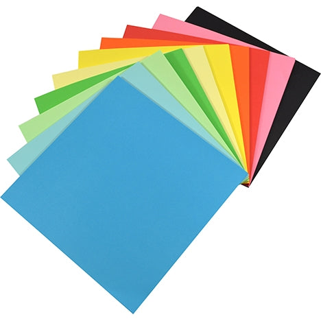 RAINBOW Matt Paper Squares Assorted Colours 80 GSM 360pk