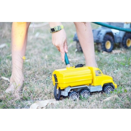 Plasto Yellow Construction Truck Set, Small (3 Pack) - 26 cm