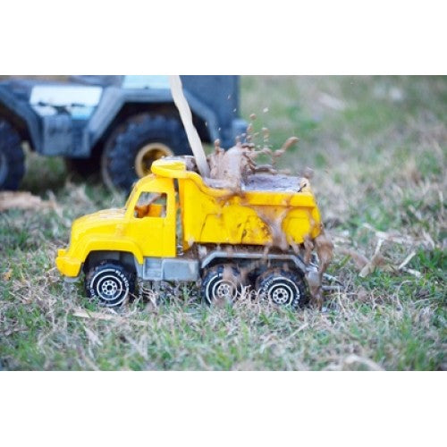 Plasto Yellow Construction Truck Set, Small (3 Pack) - 26 cm