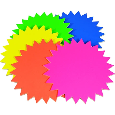 RAINBOW Starburst 300gsm - 205mm 60pk