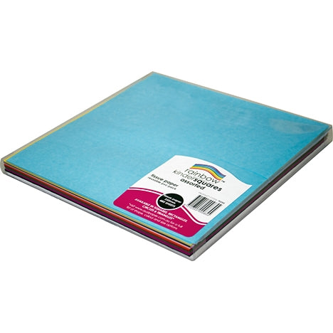 RAINBOW Tissue Squares Assorted Colours 250mm 480pk