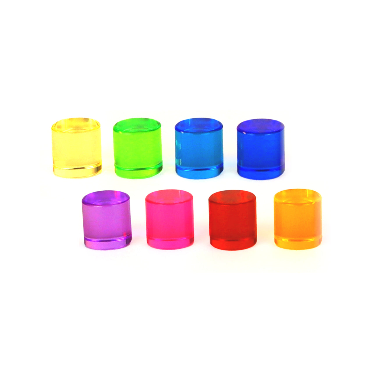 Bauspiel Lucent Cylinders 64 pieces