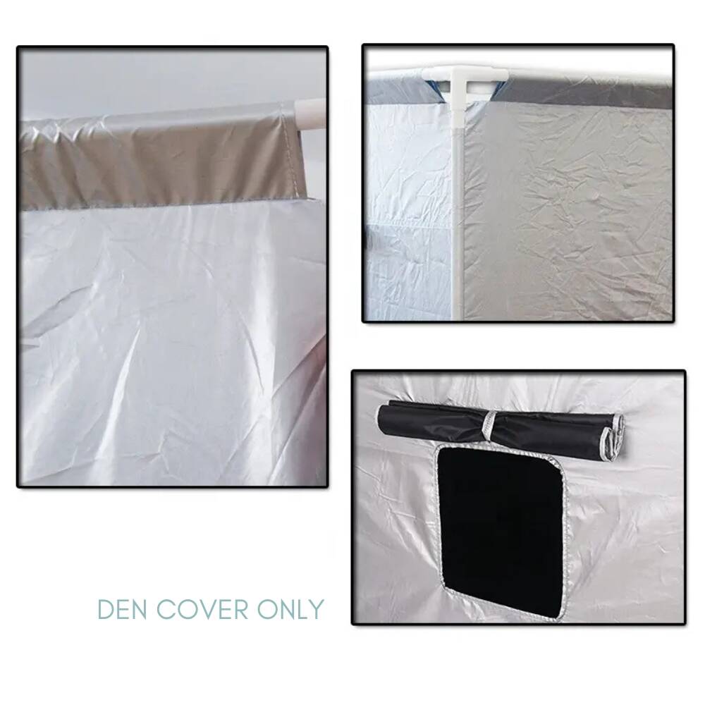 Sensory Den Blackout Cover - Silver 1m x 1m