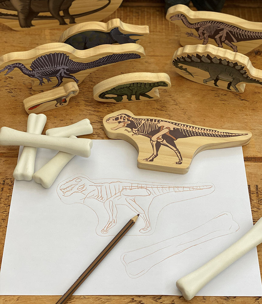Wooden Characters - Dinosaur