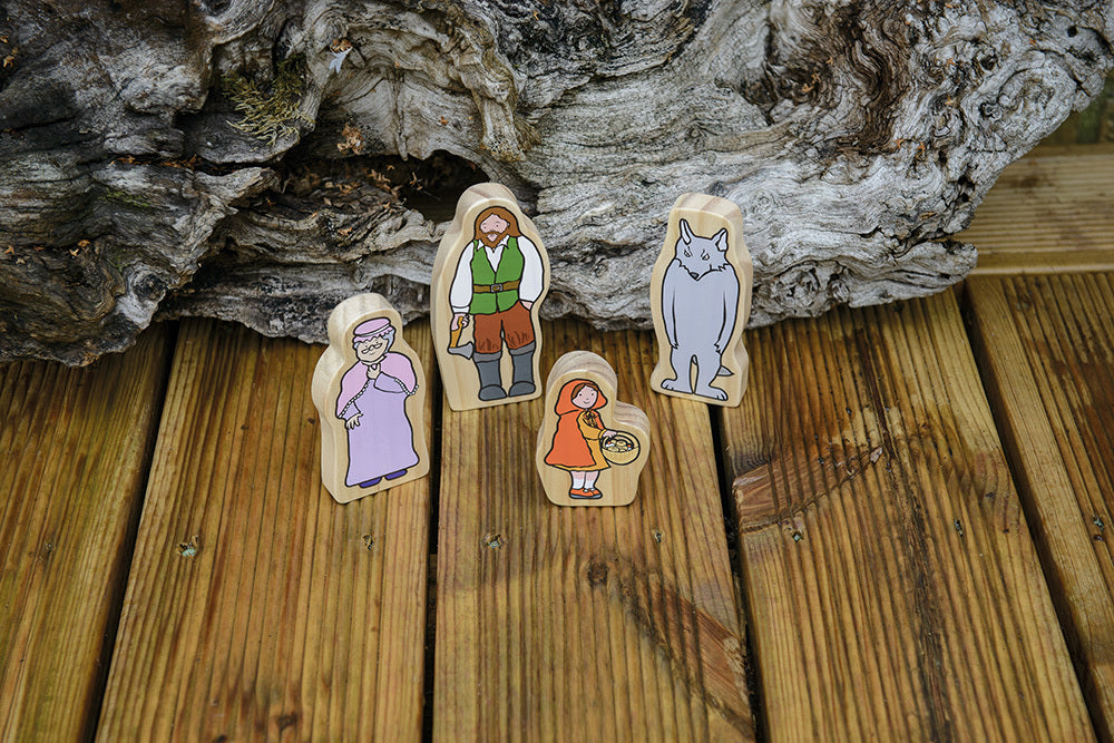Wooden Characters - Little Red Riding Hood
