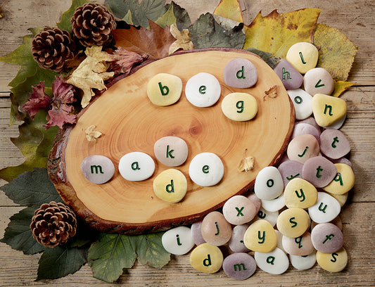 Alphabet Pebbles - Lowercase Set