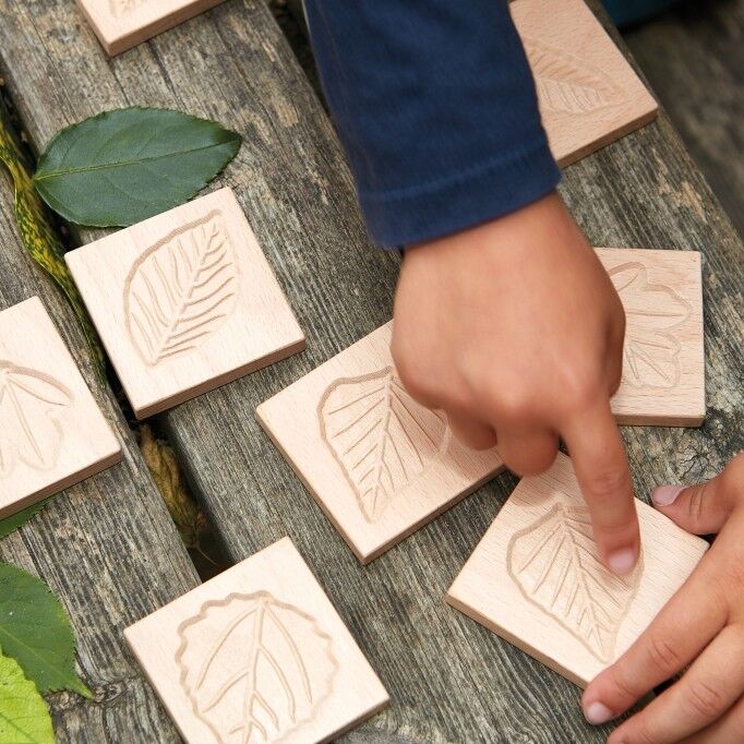 Match Me - Sensory Leaf Tiles