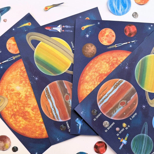 Solar System Paper - 64 sheets