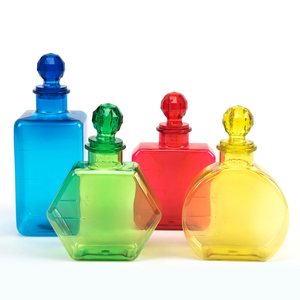 Colourful Measuring Bottles - 4pk