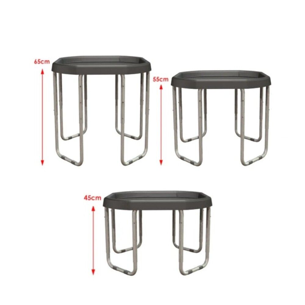 Billy Kidz Hex Tuff Tray & Stand LARGE- Ice Blue