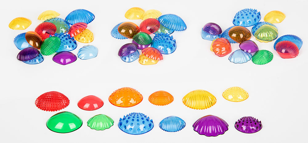 Transparent Tactile Shells - 108pcs – Haywood Educational Resources