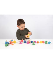 Rainbow Wooden Nuts & Bolts - Set of 21