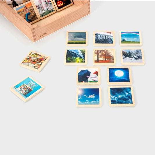 Wooden Story Tiles - 90pk