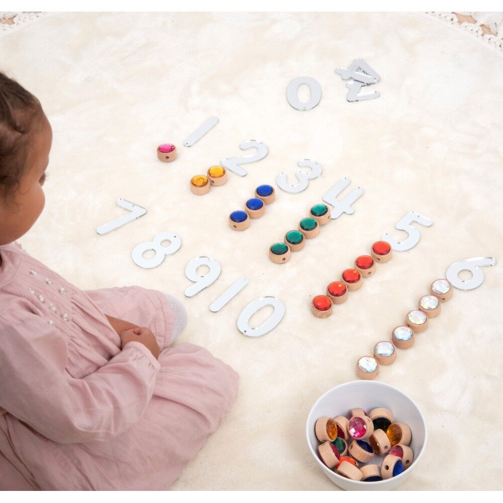 Wooden Lacing Jewels - 36pk + 3 laces