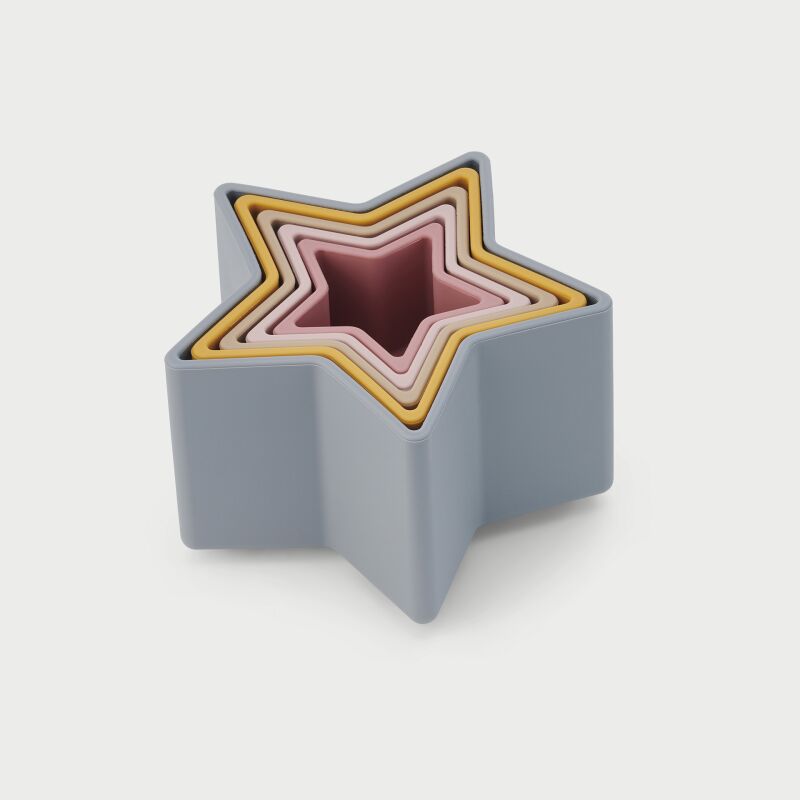 Silisoft Star Stacking Cups - 6pcs