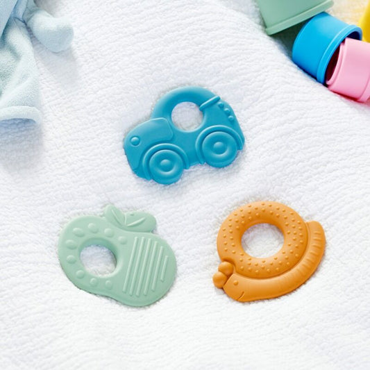 Silisoft Sensory Teethers - 3pk
