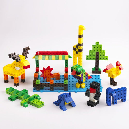 Linking Cube Class Set - 504pcs with 42 Activity Cards