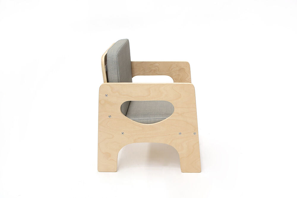 Billy Kidz Wooden Goteborg Sofa Seat - Grey