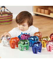 Metallic Elephant Number and Counting Set 1-10