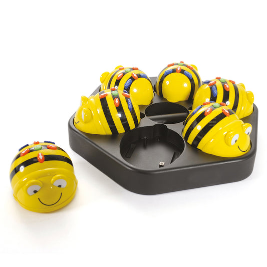 Bee-Bot Programmable Floor Robot - Set of 6 + Dock