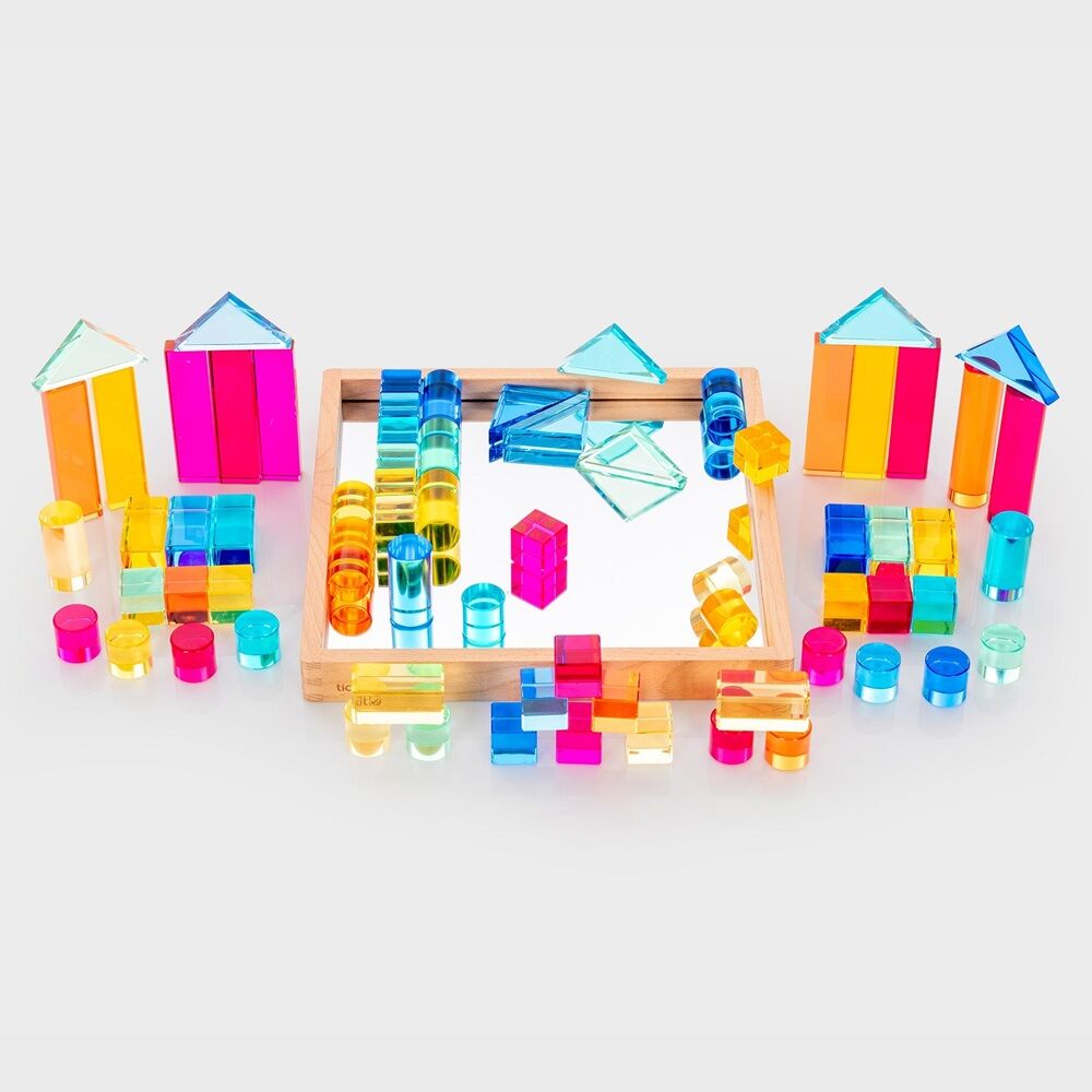 Gem Shape Mirror Tray - 73pcs