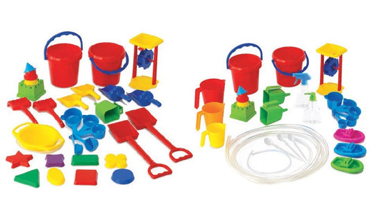 Classroom Sand & Water Play Tool Set - 57pcs