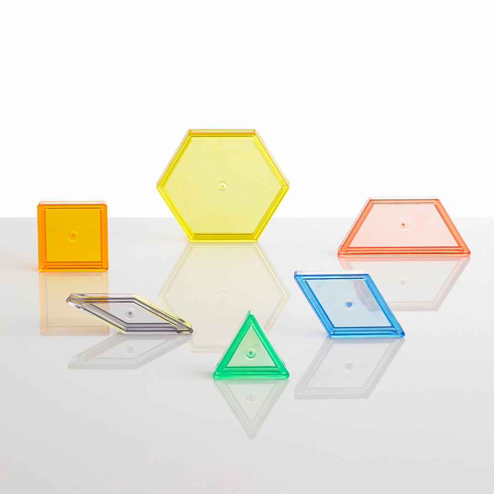 Translucent Pattern Blocks - 120pcs – Haywood Educational Resources