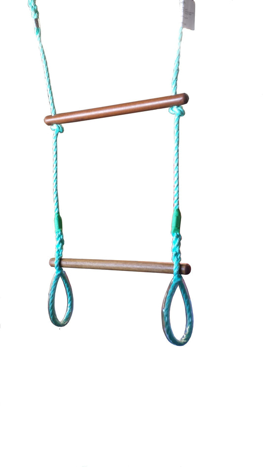 Aussie Swings-Double Trapeze Bar & Rings